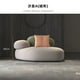 thumbnail image 1 of Mid Century Cinema Sofa Comfortable Minimalist Corner Camping Sofa Modern White Lounge Chaises De Salon Living Room Furniture My Lux Decor Round, 1 of 13