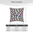 thumbnail image 2 of KLL Panda And Glasses Decorative Throw Pillow Covers Velvet Soft for Couch Sofa Bedroom Living Room Outdoor (No pillow core)- 18"x18", 2 of 5