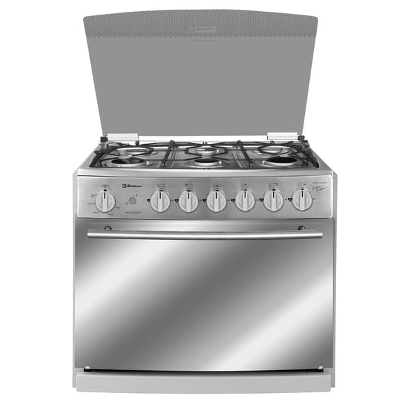 Estufa Koblenz Piso 6 Quemadores Plateado con Capelo EE – 1131 VB – IIRIQ