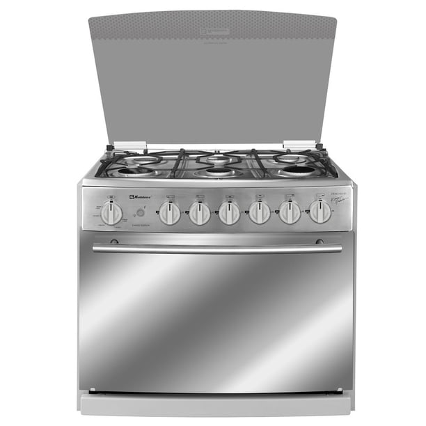 Estufa Koblenz Piso 6 Quemadores Plateado con Capelo EE – 1131 VB – IIRIQ