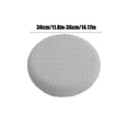 thumbnail image 3 of Aihimol Round Stool Cover 12-14" Round Seat Covers for Bar Stools,Luxurious Fabric Stretchable,Washable Jacquard Dustproof Stool Seat Slipcover (Gray), 3 of 6