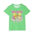 thumbnail image 2 of Fiudx Camiseta para Niños, Suave Tela de Polispandex, Cuello Redondo, Mangas Abullonadas, Uso Diario Informal, para Ir a La Escuela, de 3 a 14 Años, Lavar a Mano., 2 of 6