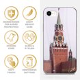 thumbnail image 4 of Case Yard iPhone-SE Case Clear Soft & Flexible TPU Ultra Low Profile Slim Fit Thin Shockproof Transparent Bumper Protective Cover Drop Protective Cell Phone Cases (Kremlin), 4 of 8