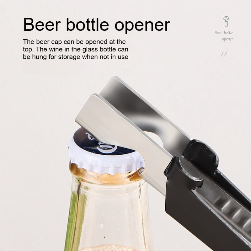 General 3-in-1 Can Opener & Bottle Opener, Stainless Steel for Easy Cap Removal, Ideal for Homes Hotels Bars, Beneficial for Seniors & Limited Strength