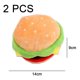thumbnail image 2 of 2 juguetes para perros con chirridos, juguetes de peluche para perros, juguetes para cachorros, juguetes de peluche para modelar con comida deliciosa, 2 of 5