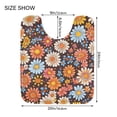thumbnail image 5 of Yayeee Bath Rugs for Bathroom Floor Set of 2 Non Slip Fluffy Soft Absorbent Mat, Colorful Flowers, 5 of 7