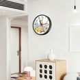 thumbnail image 6 of Voice Activated Clock with Glow Light 12 Inch Large Silent Wall Clock Battery Operated for Home Decor Easter Bunny and Chicks, 6 of 8