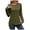 Green, variant on XDZJLR Fall Shirts Women Fashion Casual T Shirt Leopard Printing Packet Crew Neck Top Blouse Black S