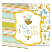 Happy Jungle Invitations, 24 Count