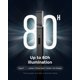 thumbnail image 5 of Lámpara LED de lectura Book Light, recargable, con clip, 86 lux, gris, 5 of 7
