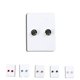 thumbnail image 5 of Pendientes falsos Qarigey con clip magnético para hombre y mujer 5 pares blanco transparente, 5 of 6
