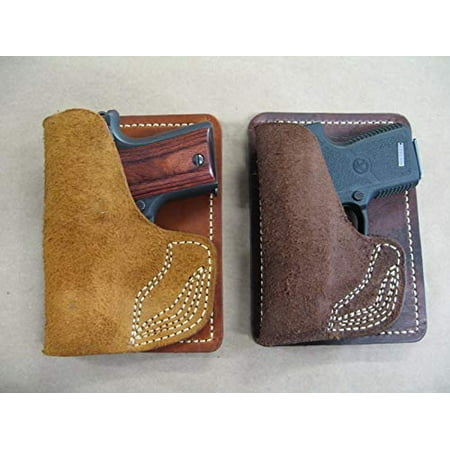 Azula Inside The Pocket Leather Concealment Handgun Wallet Holster for Sig Sauer P 938 9mm RH (The Best 9mm Pocket Pistol)