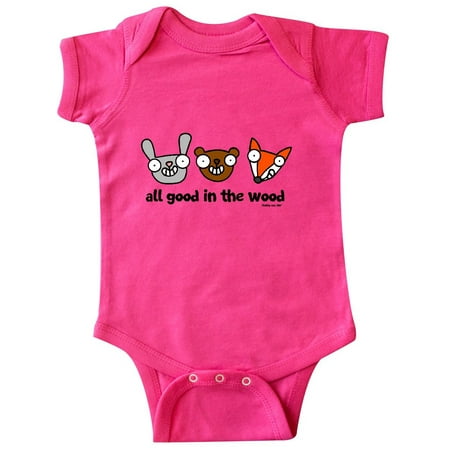 

Inktastic All good in the wood Gift Baby Boy or Baby Girl Bodysuit