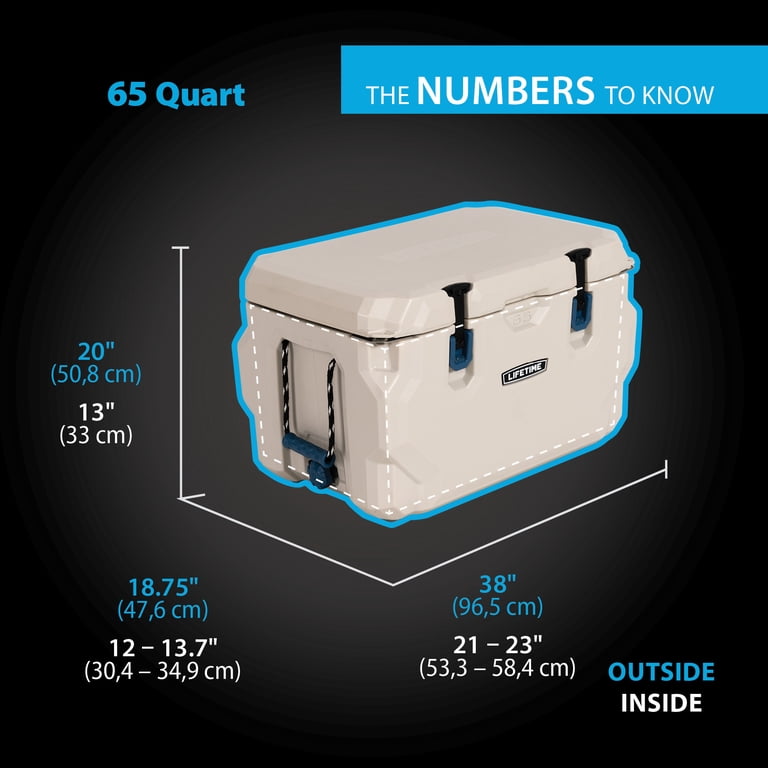 Lifetime 65 qt Bear-Resistant Camping Cooler, Premium High