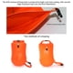 thumbnail image 3 of Sonducket Bolsa de aire seco inflable para natación con cinturón, boya, señal para deportes acuáticos, flotabilidad a la deriva, surf, pesca, Kits de desorden para acampar Amarillo, 3 of 6