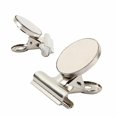 thumbnail image 3 of [actualizado] 8 fuertes clips de gancho magnético para refrigerador con imán de neodimio - 30 mm de ancho - Imanes perfectos para refrigerador Imanes de cocina Imanes de calendario para Hou, 3 of 4