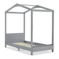 thumbnail image 6 of Delta Children Poppy House Wood Twin Bed, Platform Bed - No Box Spring Needed, Grey, 6 of 6