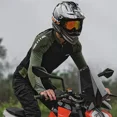 thumbnail image 4 of Veste de Moto Armure Douce Équipement de Protection pour Motocross Protection de la Poitrine et des Épaules Certification CE Gris G, 4 of 6