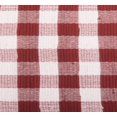 thumbnail image 2 of Buffalo Check Red and Cream Rag Rug Runner 24"x 72" by Raghu, 2 of 2