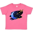 thumbnail image 3 of Inktastic Owl Decorating the Night with Moon and Stars Boys or Girls Toddler T-Shirt, 3 of 5