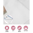 thumbnail image 6 of Light Blue Grey Stripe Kitchen Dish Towels for Drying Dishes Set of 2, Modern Farmhouse Vertical Striped Waffle Weave Microfiber Hand Tea Bathroom Towels Quick Dry & Absorbent Towel 12x12, 6 of 7