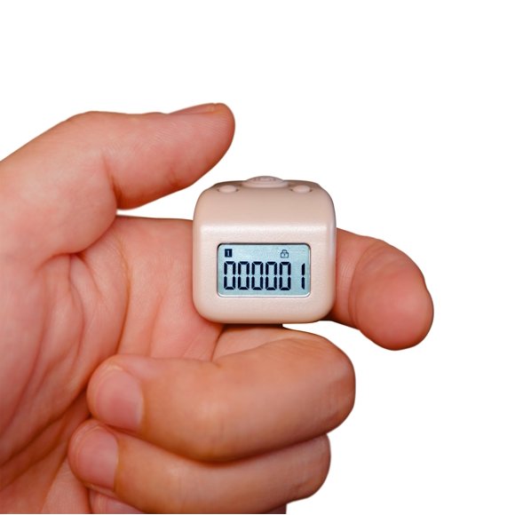Contador de dedos recargable Arvakr IPX8 resistente al agua con 6 canales