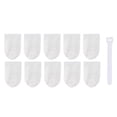 thumbnail image 4 of 20 Pcs Faucet Filter Cotton Bags, Reusable Faucet Filter Sleeve, High Density Splash-Proof Universal Faucet Filter for Kitchen Sink Bathroom Water Sediment Filtration, 1.9"x3.9", Light Ashy, 4 of 5