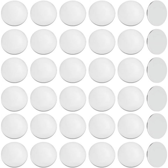 1 Box 100Pcs 304 Stainless Steel Disc Small Flat Circular Tags Round Metal Stamping Blanks for Jewelry Making Strike Engraving DIY Crafts Earring Bracelet Necklace Pendants Charms 12mm