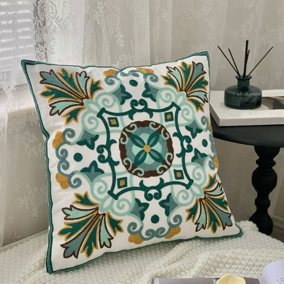 Home Stereo Embroidery Floral Pillowcase Sofa Pillowcase Living Room Cushion Pillowcase Decorative Ornaments Home Essentials