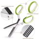 thumbnail image 4 of Three-piece stainless steel kitchen herb scissors,5-blade,cover with cleaning comb,multi-functional, 4 of 5