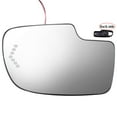thumbnail image 2 of CCIYU Driver Side Mirror Glass Smooth Fits for 2003-2006 For Chevy Silverado 2000-2005 For Chevy Suburban 2003-2006 For Chevy Tahoe For GMC Yukon 2005-2006 For GMC Sierra Heated Turn Signal, 2 of 6