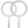 thumbnail image 3 of MasteelfCA 2 Pcs Anti-scald Baking Cup Rings Protective Rings with Handle (Silver), 3 of 8