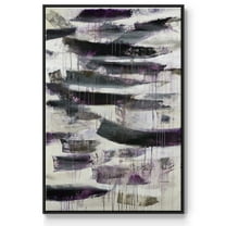 Helix #2 Framed Premium Gallery Wrapped Canvas - Ready to Hang - 17 x 25 - Black Floating Frame