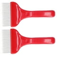 thumbnail image 2 of Honey Fork,2PCS 21 Tin Uncapping Honey Scraper Uncapping Fork Streamlined Design, 2 of 8