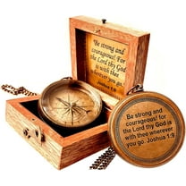 Inspirational Gift Compass - God My Lord Guide Me - Uplifting Baptism Gift, Graduation Gift, Birthday, Confirmation Gift for Men Women Boys Girls Teenage Kids