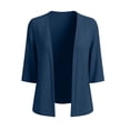 thumbnail image 4 of Hilenly Short Sleeve Cardigans for Women Lightweight Open Front Cardigan Summer Cropped Cardigan, 4 of 8