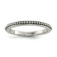 thumbnail image 5 of Sterling Silver w/14k Antiqued 8mm Button FWC Pearl Set of 3 Rings QR6752, 5 of 7