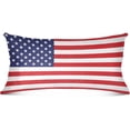 thumbnail image 2 of Coolnut American Flag Zipped Velvet Pillowcases 20x26 in, Soft and Cozy Decor Giftsative Plush Pillow Case with Hidden Zipper for Bedroom, Sofa, Couch107, 2 of 7