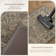 thumbnail image 4 of BERTHMEER Kitchen Rugs for Floor 2 Piece, 17.3"x30"+17.3"x47" Anti Fatigue Waterproof Brown Kitchen Mats, Non Slip Comfort Standing Mat Rug for Home, Sink, Laundry, Brown, 4 of 9