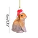 thumbnail image 3 of Xihbxyly Colgante de Árbol de Navidad, Material Acrílico, Diseño de Impresión a Doble Cara, Cuerda para Colgar para Un Uso Fácil, Duradero y Resistente, Decoración Festiva, Ideal para Casa U Oficina, 3 of 4