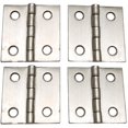 thumbnail image 1 of 4 Pièces 1" x 1" Nickel Satiné Épingle Étroite Charnières, 1 of 2