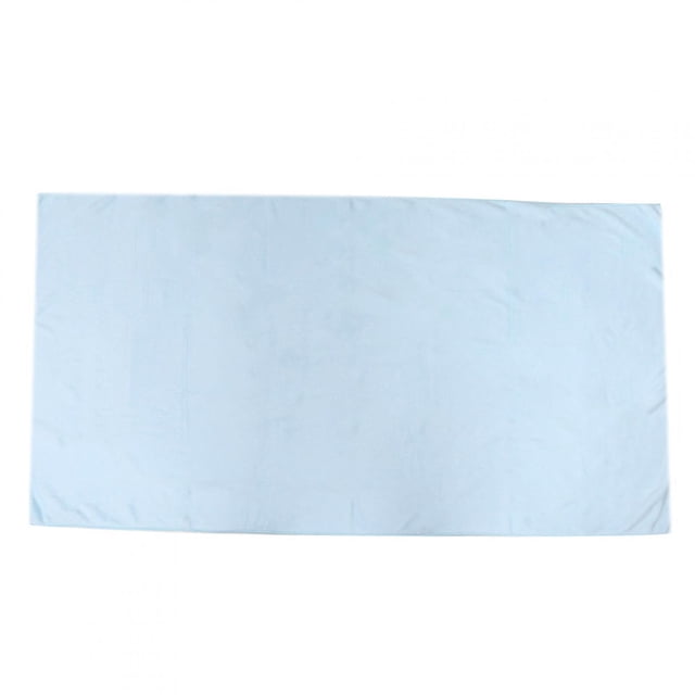 Súper fibra pecera acuario toalla de limpieza herramienta de limpieza de vidrio fuerte absorción de agua azul 70x140cm