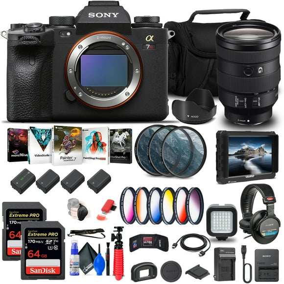 Sony Alpha a7R IIIA Digital Camera + Sony FE 24-105mm f/4 Lens Pro Bundle