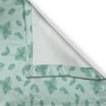thumbnail image 3 of Ambesonne Botanical Kitchen Curtains, Mint Leaves Spicy Herbs, 55"x45", Sea Green, 3 of 3