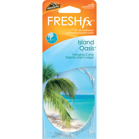 Armor All® FRESHfx™ Car Air Freshener Hanging Card – Island Oasis™ (3 count)