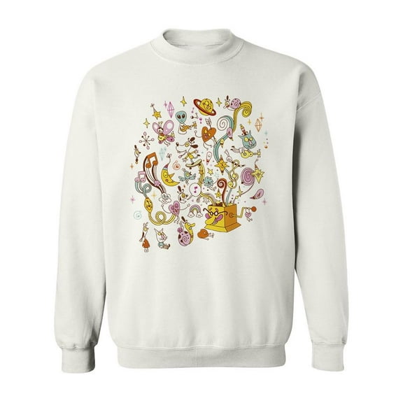 Music Box Design. Sweatshirt Men -Image by Shutterstock, Male Small