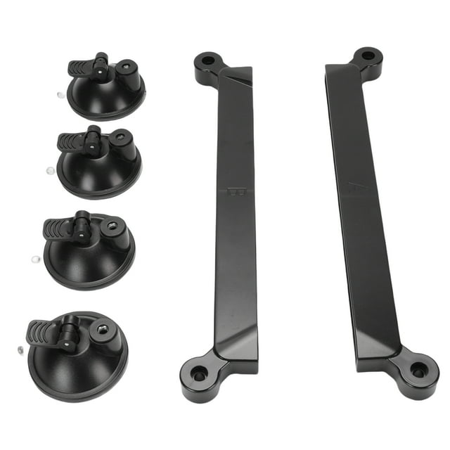 Satellite Suction Cup Mount, ABS Secure Weather Proof Space Saving Satellite Car Roof Mount Firm Grip Black for RV