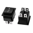 thumbnail image 2 of 5 Pcs Interruptor De Balancín En Barco AC 16A/250V 20A/125V De 6 Pines  Dpdt Encaje En 3 Posición, 2 of 2