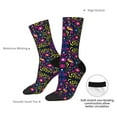 thumbnail image 4 of Logiee Colorful Mexican Print Adult Socks for Men & Women,Calf Socks, Ankle Socks,Boots Socks,Breathable Casual Sock,Unisex Crew Socks, 4 of 6