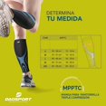 thumbnail image 5 of Daosport Manga Para Pantorrilla De Triple Compresion Azul Chica Par, 5 of 5